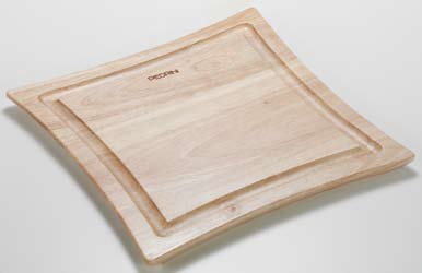 26 9010 Tagliere quadrato cm 25,4x25,4 Square wood chopping board 10
