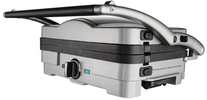 Mini Grill GR35E 5 opzioni di cottura nelle stesso apparecchio: Grill / Barbecue / Piastra / Panini / Toast Prezzo al pubblico 99,00 cad.