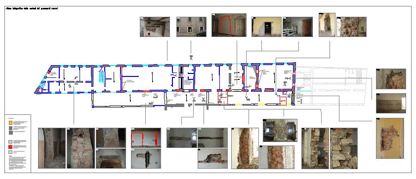 Rilievo geometrico e strutturale RILIEVO: GEOMETRICO STRUTTURLE/MTERICO E DEGRDO N: Geometria,