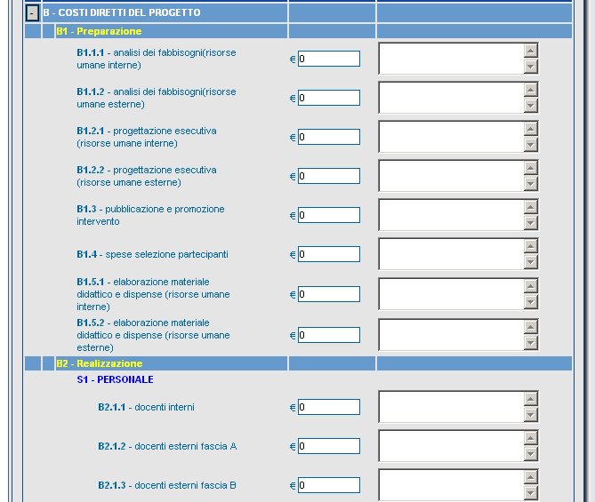 Se si sceglie la forfettizzazione occorre definire la percentuale per il calcolo dei costi indiretti.