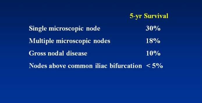 Bladder cancer: 5 yr