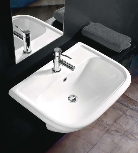 2355 lavabo 55 cm washbasin 55 cm 2375 semicolonna