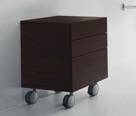 178 179 units 9096 UNITS mobile sospeso 70 wengè con 1 cassetto UNITS wengè wall hung furniture