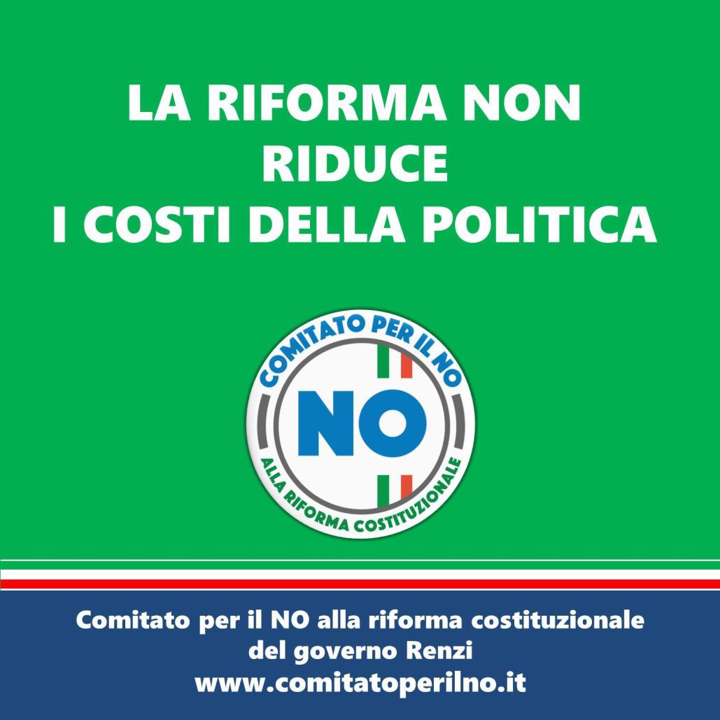 Pochi milioni di euro derivano invece dall abolizione del CNEL e dall eliminazione dell ente provincia dalla Costituzione: restano infatti le spese per il personale, che andrà comunque ricollocato.