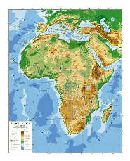 CARTINE GEOGRAFICHE / TARGHE CARTINA GEOG. AMERICA MERIDIONALE CARTINA GEOGRAFICA AFRICA Cartina geografica plastificata cm. 00 x 40. Bifacciale, politica da un lato fisica dall altro.