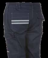 12 Blu Navy Blu Navy Blu Royal Smoke WORKER Pantalone multistagione con inserti e impunture a contrasto, elastici laterali e passanti in vita, chiusura con zip e bottone in plastica, cuciture cavallo