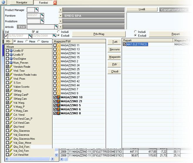 360RetailManager - NAVIGATOR NAVIGATOR è completamente personalizzabile e rende l interrogazione dei dati facile ed intuitiva.