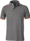 Corpo 210 Polo Vela Polo bicolore, 100% cotone a nido d ape collo e costina manica con fine rigatura in contrasto bicolore sui fianchi chiusura a 3 bottoni in tinta cuciture collo coperte spacchetti