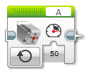 MEDIUM MOTOR BLOCK Port Selector: Seleziona la porta che si desidera per il motore