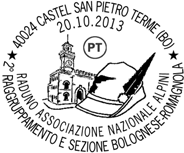 N. 954 RICHIEDENTE: Gruppo A.N.A. Castel San Pietro Terme SEDE DEL SERVIZIO: Via Matteotti, 79 40024 Castel San Pietro Terme (BO) DATA: 20/10/2013 ORARIO: 8.30-13.