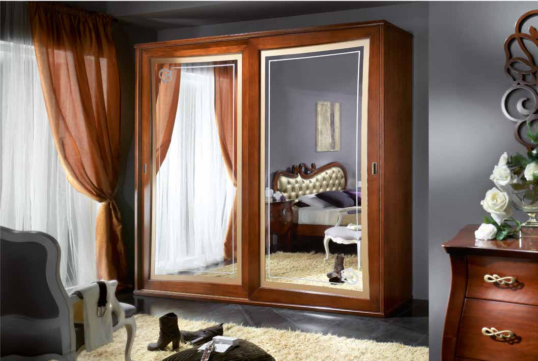 Art.730 Armadio 2 ante scorrevoli Wardrobe with 2 sliding doors L. 275 P. 60 H.