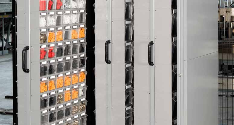 Il sistema verticale Practibox è costituito da un armadio modulare nel quale si inseriscono cassetti verticali da completare con cassettiere Practibox.