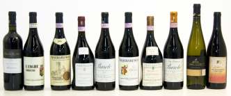 Confezione Piemonte 2 bott. cod V16 scatola bottiglia 2 - Coste della Sesia Doc Travaglini 75cl R - Langhe Doc Produttori del Barbaresco 75cl R Confezione Piemonte 3 bott.