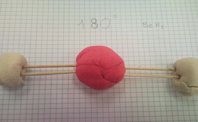 Quindi osserviamo la molecola in bidimensionale: Infine quella in tridimensionale: In questo caso la molecola in bidimensionale e in tridimensionale saranno esattamente uguali poiché la