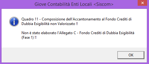 ERRORI PER MANCATA ELABORAZIONE DI ALCUNI QUADRI DEL BILANCIO DI PREVISIONE 2016 ai sensi del D.Lgs.