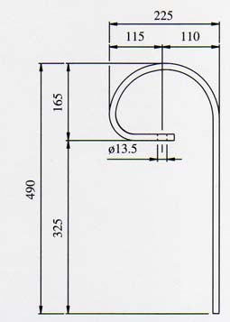 NASELLO FERMA MOLLE ANCORA TILLER LEGGERA ALTEZZA 500 ANCORA TILLER PESANTE ALTEZZA 575 BULLONI TPS/Q 2-3-4 1 5 6 7 TIPO VOMERINO A B C 1 VOMERINO REVERSIBILE TIPO P 260 55 45/65 8 Sp.