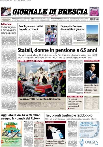 TESTATA ARTICOLO DI FONDO esprime il pensiero del giornale sul fatto del giorno o su un argomento di particolare attualità ARTICOLO DI SPALLA presenta anch esso un avvenimento importante PUBBLICITA