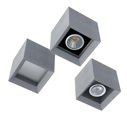 40 C-1 MAX C-1 MAX Faretto LED per installazione ad incasso o semi-incasso a soffitto in cartongesso e per installazione a plafone in soffitto su cartongesso/muratura (solo per la versione GU10).