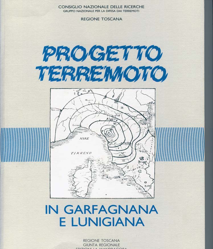 1983 progetto terremoto è la messa a punto di un quadro di conoscenze sul quale basare la strategia di difesa dalla catastrofe che può essere provocata da un terremoto di assegnate caratteristiche in