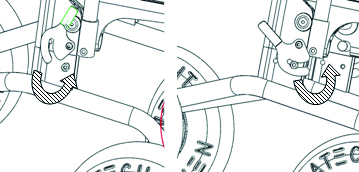 3. MONTAGGIO 9 Fig.10 Fig.9 4. UTILIZZO DELLA CARROZZINA Ricordiamo che la carrozzina è destinata esclusivamente al trasporto di persone sedute.