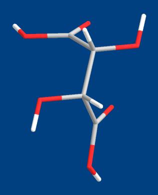 Bijvoet (NL) determinò con metodi di diffrazione ai raggi x la configurazione assoluta dell acido (+)-tartarico.