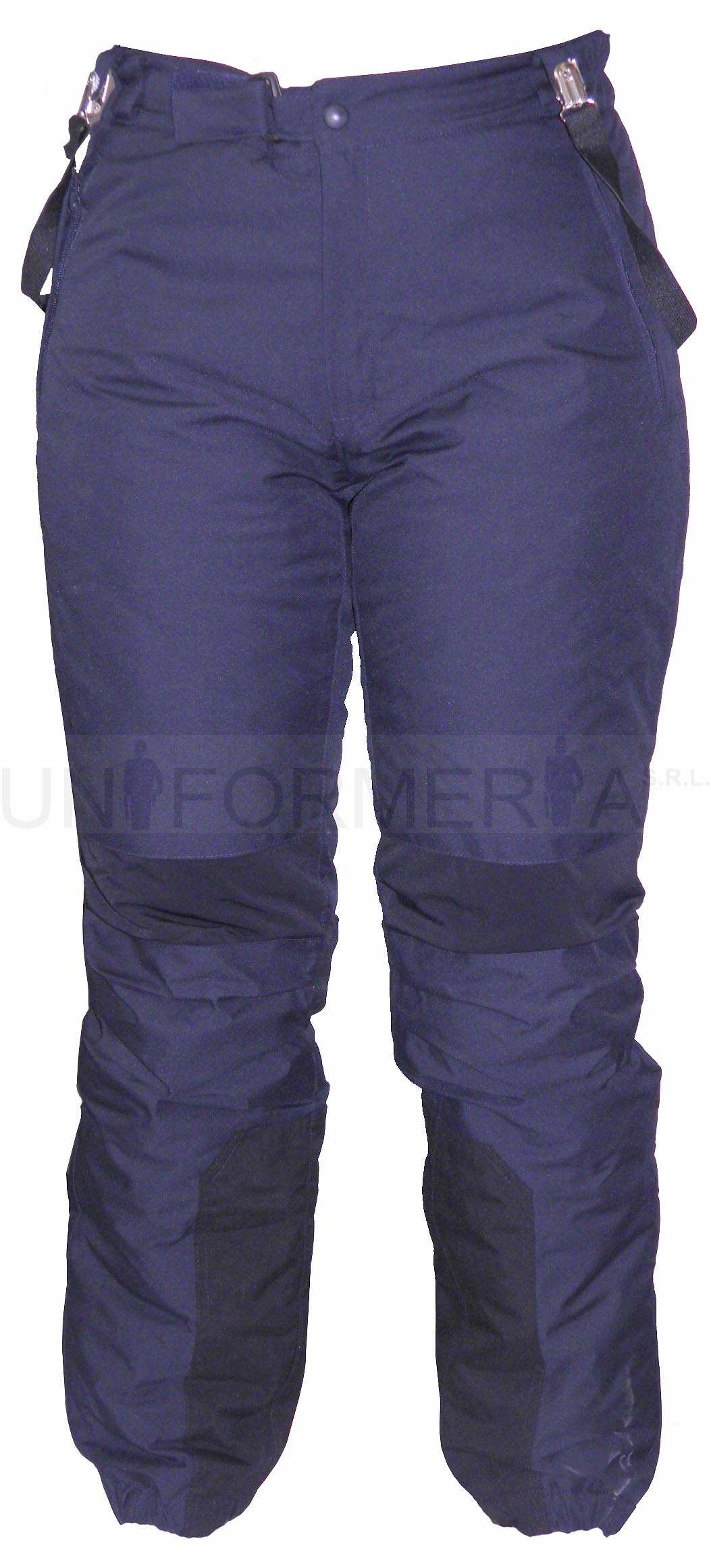 Sopra pantaloni impermeabili cerniera su tutta la gamba Coperta da banda rifrangente Tessuto PTFE Calzoni da sci con