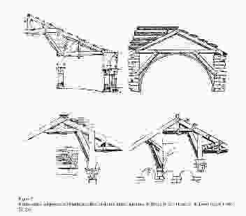 A. Palladio, rappresentazione del Pantheon Le aste in alcuni casi sembrano essere composte da tavole