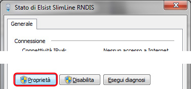 4. Si aprirà il pannello di controllo, 5. Fare doppio clic su Centro connessioni di rete e condivisione. 6. Si aprirà la finestra elenco connessioni di rete attive; cliccare sul link evidenziato. 7.