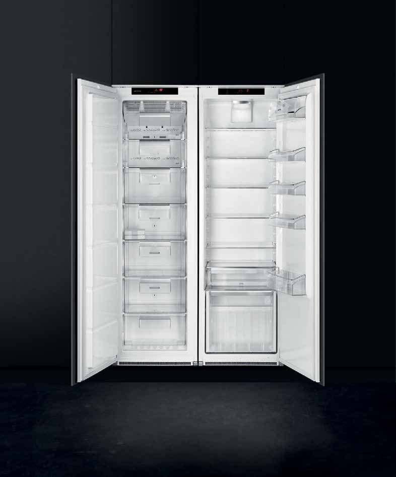 IMPORTANTI DOTAZIONI funzionalità versatile SPAZIO AL FREDDO attente soluzioni di conservazione INTENSIVE COOLING Se occorre inserire una grande quantità di alimenti nel frigorifero, per esempio al