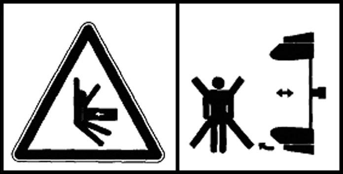 Spiegazione dei segnali di pericolo (pittogrammi) I segnali di pericolo richiamano l attenzione su possibili punti di pericolo; essi danno delle indicazioni per un funzionamento senza pericoli della