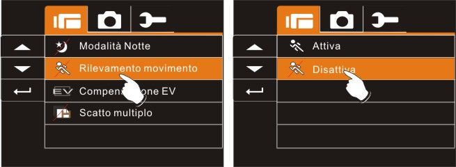 6.1.8 Compensazione EV EV significa Valore d esposizione. In condizioni di luce difficili, la funzione di esposizione automatica può venire ingannata e fornire una lettura errata.