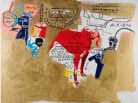 Foto e immagini Foto e immagini Jean-Michel Basquiat Do Not Revenge, 1982 Acrylic and oil stick on canvas, 132x213,3 cm Private collection The Estate of Jean-Michel Basquiat by SIAE 2016 Jean-Michel