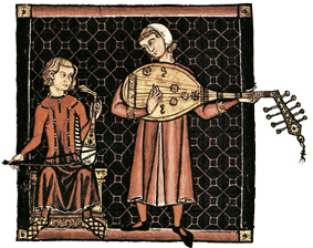 Il codice dell amor cortese nel corso del XII secolo all interno delle corti provenzali (Francia meridionale) ha origine la POESIA LIRICA dei TROVATORI che si diffonde poi presso le corti del Nord