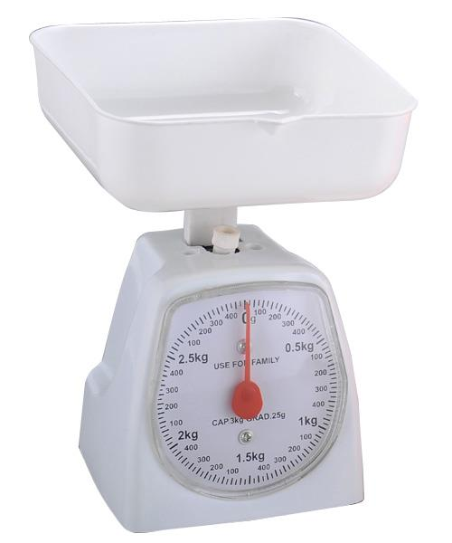 CAPACITA 1-5 KG BILANCIA MECCANICA DA CUCINA MOD.M01293 / EAN 8053626072939 - Bilancia meccanica da cucina - Capacità 1-5 Kg - Unità di misura: 25g Q.