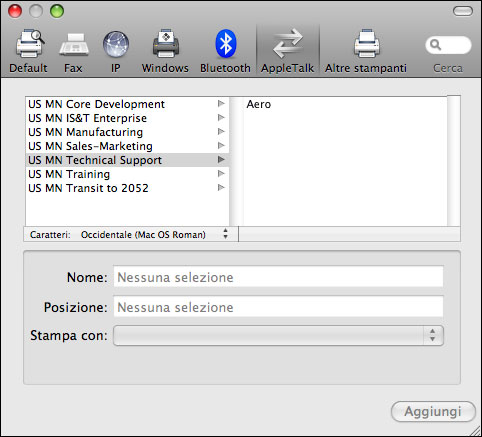 STAMPA DA MAC OS X 20 8 Selezionare Fiery dall elenco Stampante. 9 Fare clic su Opzioni e forniture, quindi selezionare la scheda Driver.