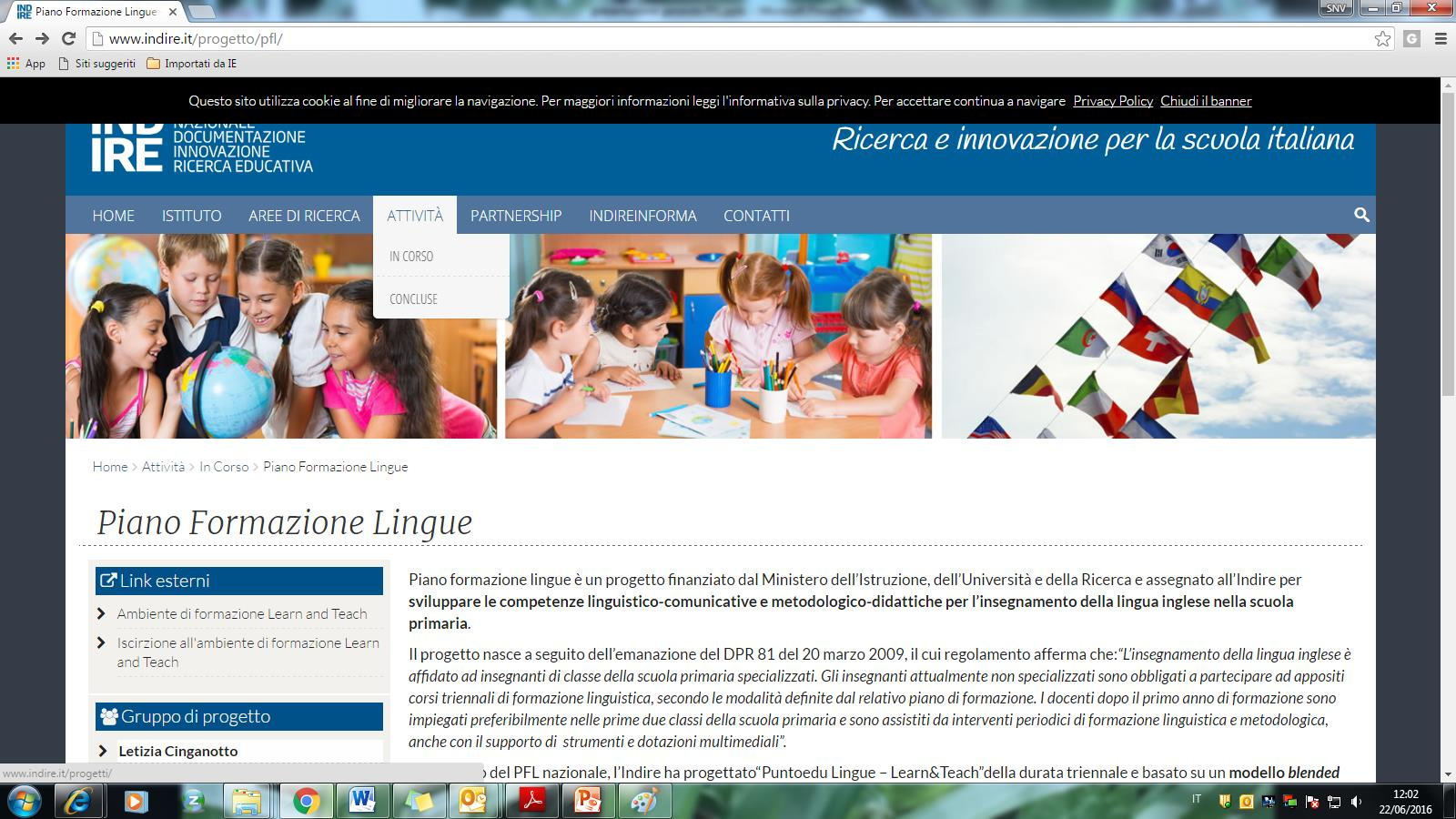 Il progetto per sviluppare le competenze linguistico-comunicative e metodologico-didattiche per l insegnamento della lingua inglese nella scuola