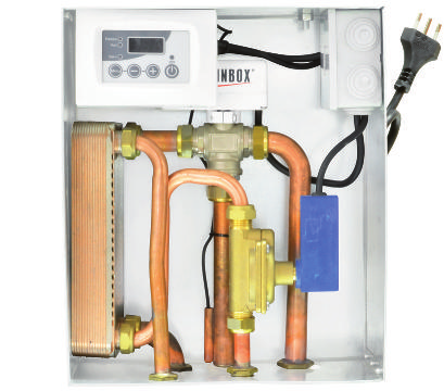 K I T P E L L E T Kit Idropellet 2 Consente la gestione del riscaldamento Effettua la produzione di acqua calda sanitaria istantanea.