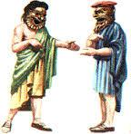 I Costumi I costumi mutavano sempre a seconda del genere teatrale. Per le rappresentazioni di ambientazione greca gli histriones (cioè gli attori) vestivano abiti alla greca.