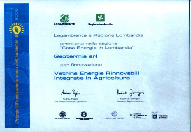 Bioagriturismo Vojon Ponti sul Mincio (MN) Premiato da Legambiente