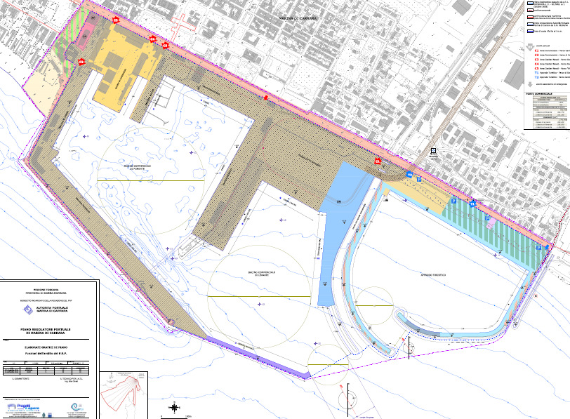 Figura 1 - Foto aerea del Porto di Marina di Carrara Figura 2 - Sviluppo