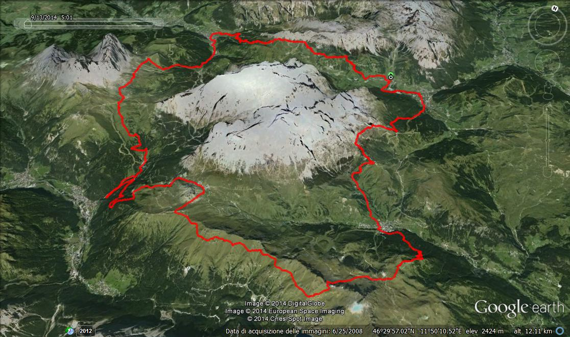 Ultratrail - due esempi in Dolomiti Ultra maratona Ultratrail distanza: 53km dislivello: