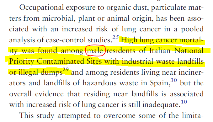 Morbidity and mortality of people who live close to Municipal waste landfills: a multisite cohort