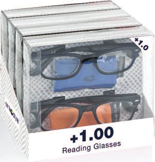 Duo collection Collezione di occhiali da lettura proposti in paia con astuccio in microfibra incluso.