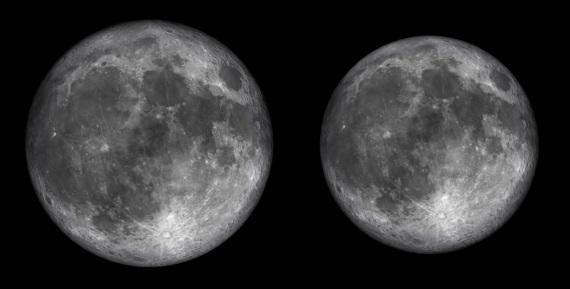 La superluna del 14 nov 2016 (Virtual Telescope) Si definisce Superluna la Luna piena al perigeo, minima distanza dalla Terra. In questo caso (14 nov.