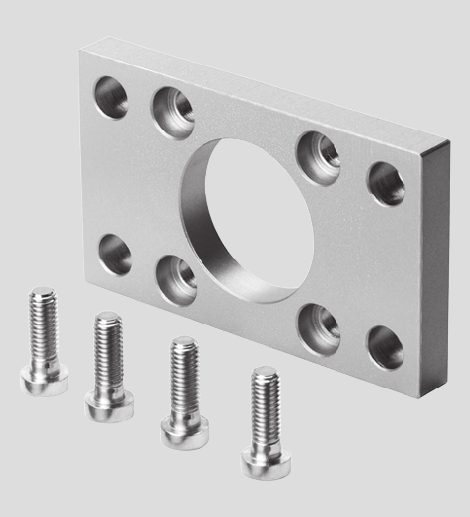 Per 12 25 A01_04_010_A-ADN Cilindri ADN/AEN, a norme Accessori Fissaggio a flangia FNC 32 125 16 25 Materiali: acciaio zincato senzarameeptfe Dimensioni e dati di ordinazione per E FB MF R TF UF ZF