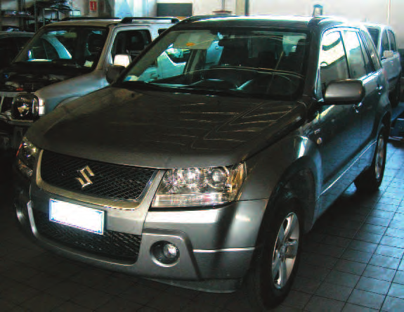 Caratteristiche tecniche Anno I Immatricolazione 2007 Km Percorsi 100.000 Diesel 1.900 c.c. SUZUKI GRAND VITARA 1.