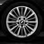 BMW Serie 3 Gran Turismo Cerchi in lega leggera M da 19'' Doppi raggi 598 M bicolore, Orbitgrey/lucidati a specchio Multiraggio 440 8 J x 19 anteriore 225/45 R 19 W 9 J x 19 posteriore 255/40 R 19 W