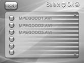 Per iniziare Indicatori display LCD Modalità Riproduzione Modalità Registrazione 1 3 7 2 REC 17/02/2008 13:21:15 MPEG001.AVI MPEG002.AVI 4 MPEG003.AVI MPEG004.AVI MPEG005.AVI MPEG006.