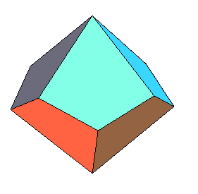 2^ CATEGORIA Le facce sono tra loro isometriche, è cioè possibile trasformare una faccia in un altra faccia. Gli angoli che convergono sullo stesso vertice sono congruenti.