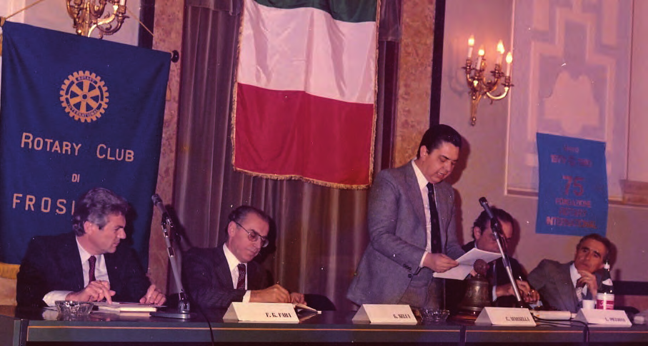 Convegno per celebrare il 75 anniversario di fondazione del Rotary International su: c è il capitalismo oggi in Italia?
